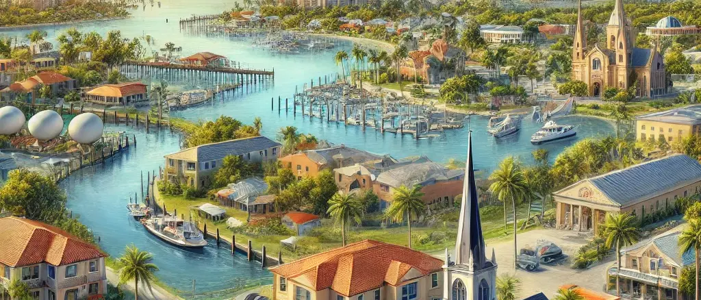 image representing Manatee County, Florida, highlighting Bradenton, Palmetto, Anna Maria Island, roofing projects, and hurricane preparedness.